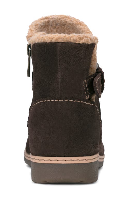 Earth ® Hutton Water Repellent Faux Fur Lined Bootie In Brown