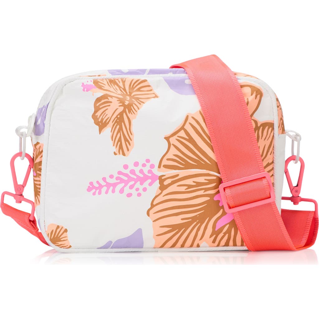 Aloha Collection Le Tour Pape'ete Water Resistant Tyvek® Crossbody Bag in Ube