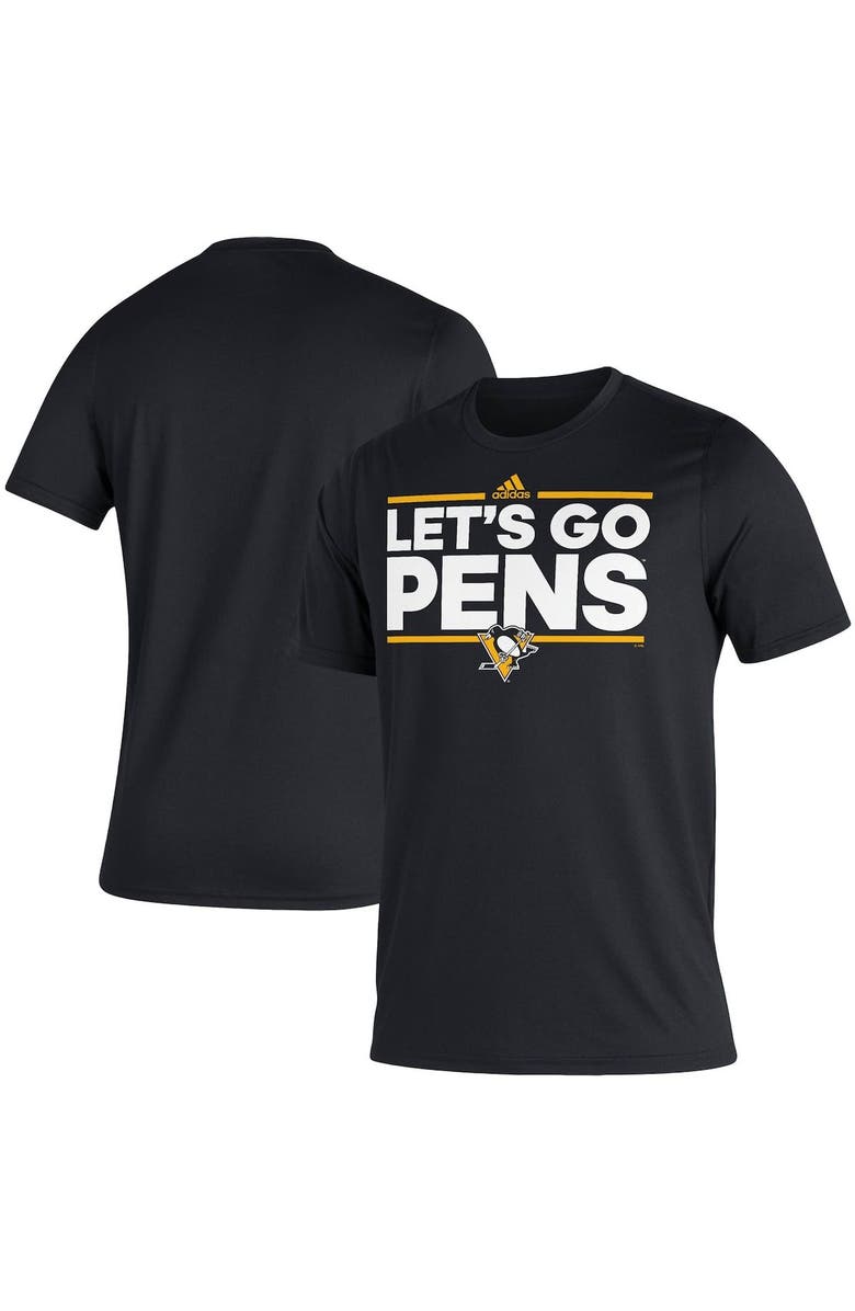 adidas Men's adidas Black Pittsburgh Penguins Dassler Creator T-Shirt, Main, color, 