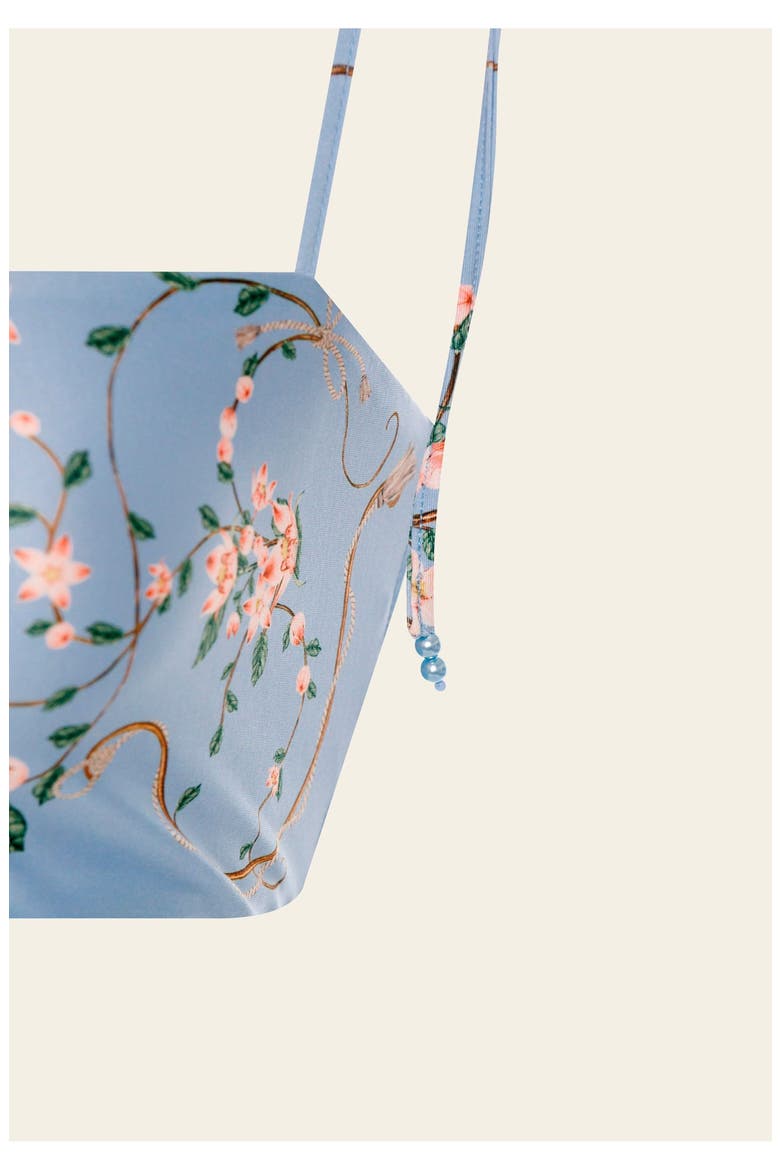 Primavera Navegante Bikini Top, Alternate, color, Blue