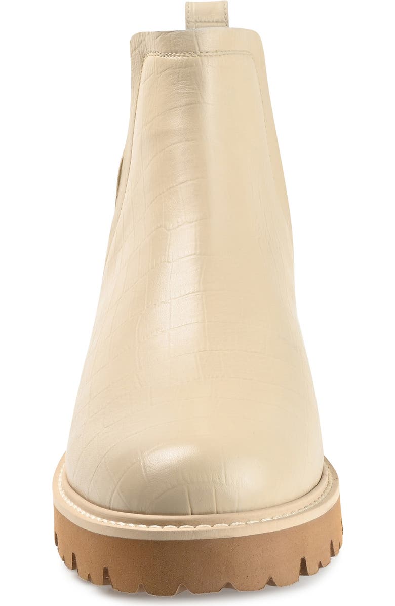 Journee Collection Journee Signature Bristol Chelsea Boot, Alternate, color, Beige