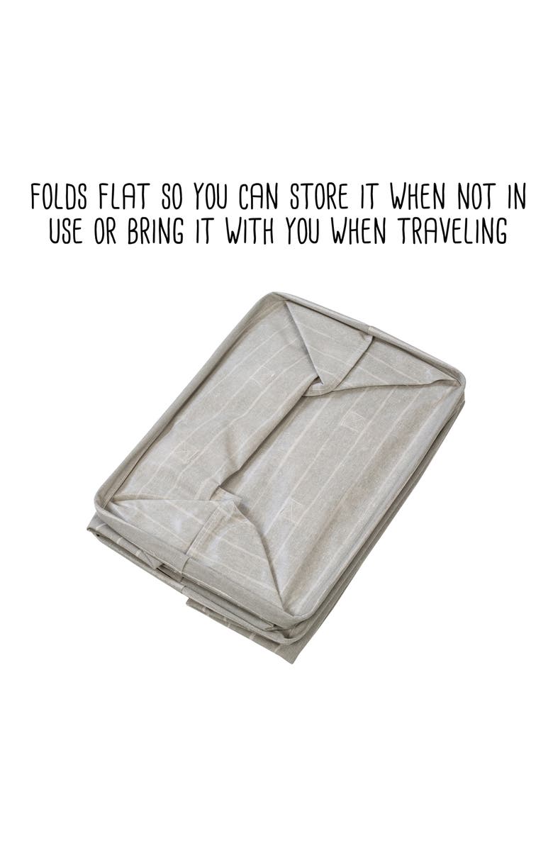 HONEY-CAN-DO Foldable Set of 2 Laundry Hampers, Alternate, color, 