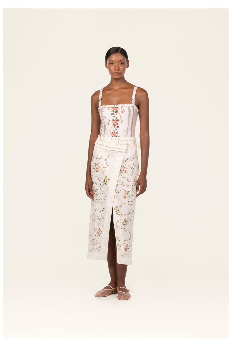 Tierra Navegante Pareo Midi, Alternate, color, Ivory