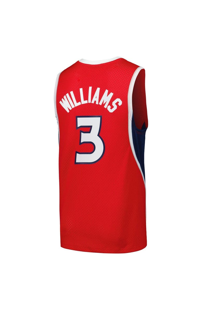 Mitchell & Ness Men's Mitchell & Ness Lou Williams Red Atlanta Hawks 2001/02 Hardwood Classics Swingman Jersey, Alternate, color, Red