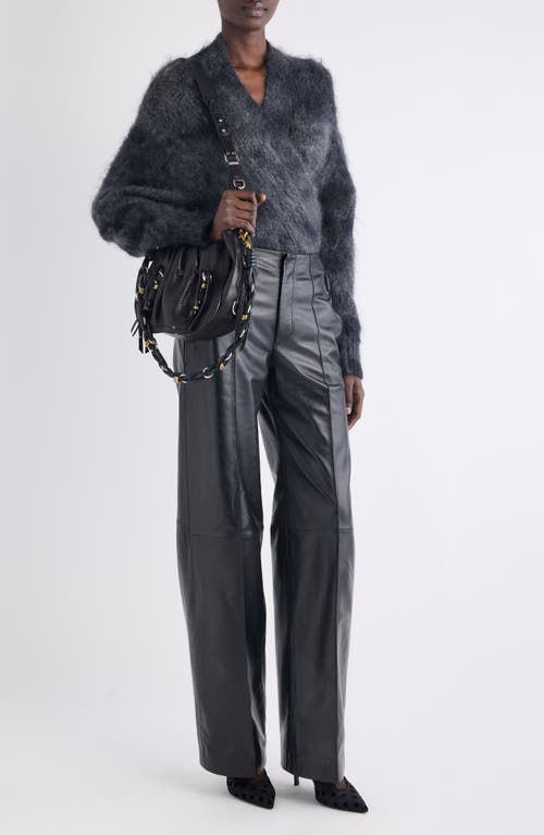 Isabel Marant Mylene Virgin Wool Blend Cardigan In Gray