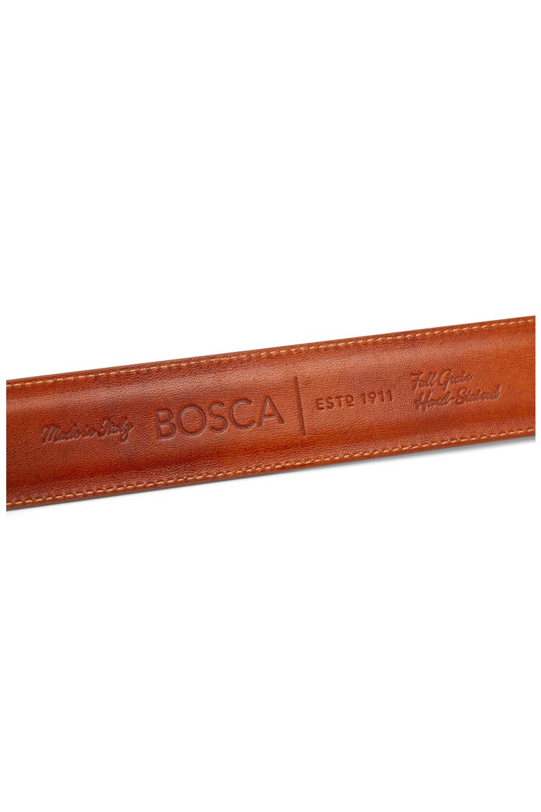Sorento Leather Belt, Alternate, color, DARK BROWN