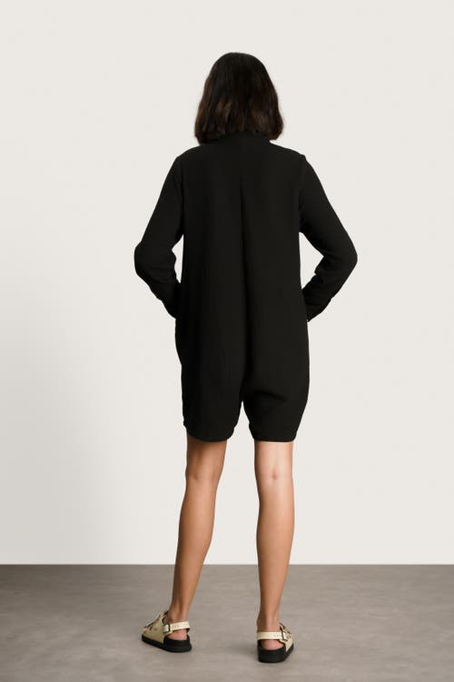 Nom Maternity Juniper Cotton Romper In Black