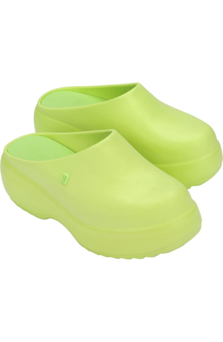 Melissa Free Platform Clog, Main, color, Green