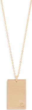 Set & Stones Goldie Zodiac Pendant Necklace