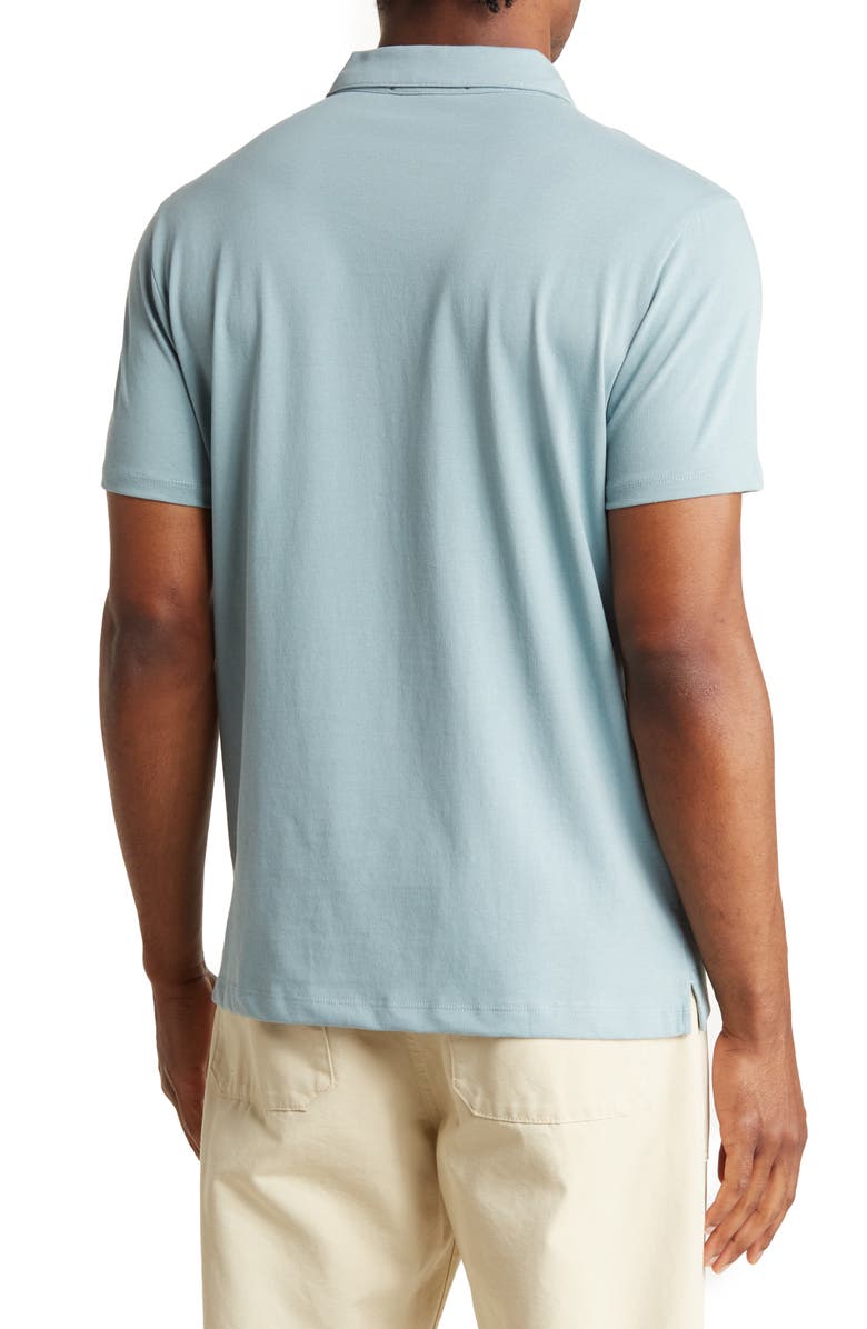 WESTZEROONE Boston Cotton Blend Polo, Alternate, color, Soft Teal