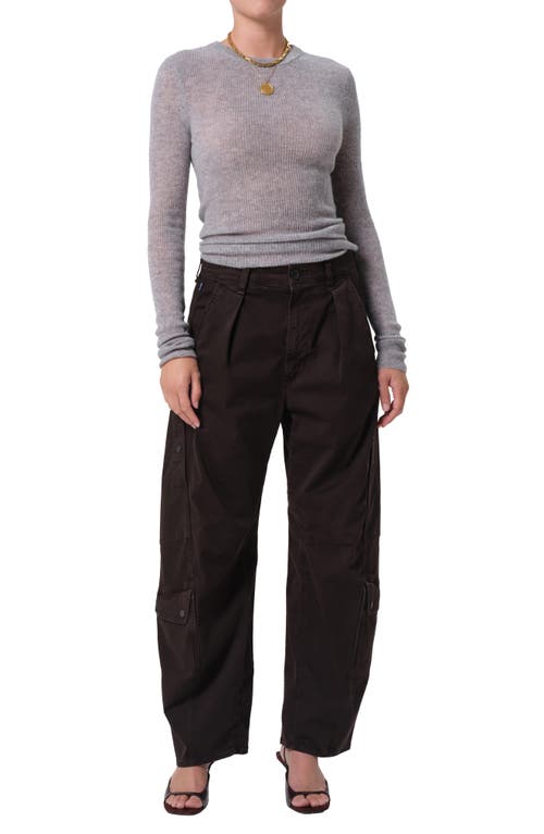 Citizen Of Humanity Citizens Of Humanity Flight Barrel Leg Pants In Black