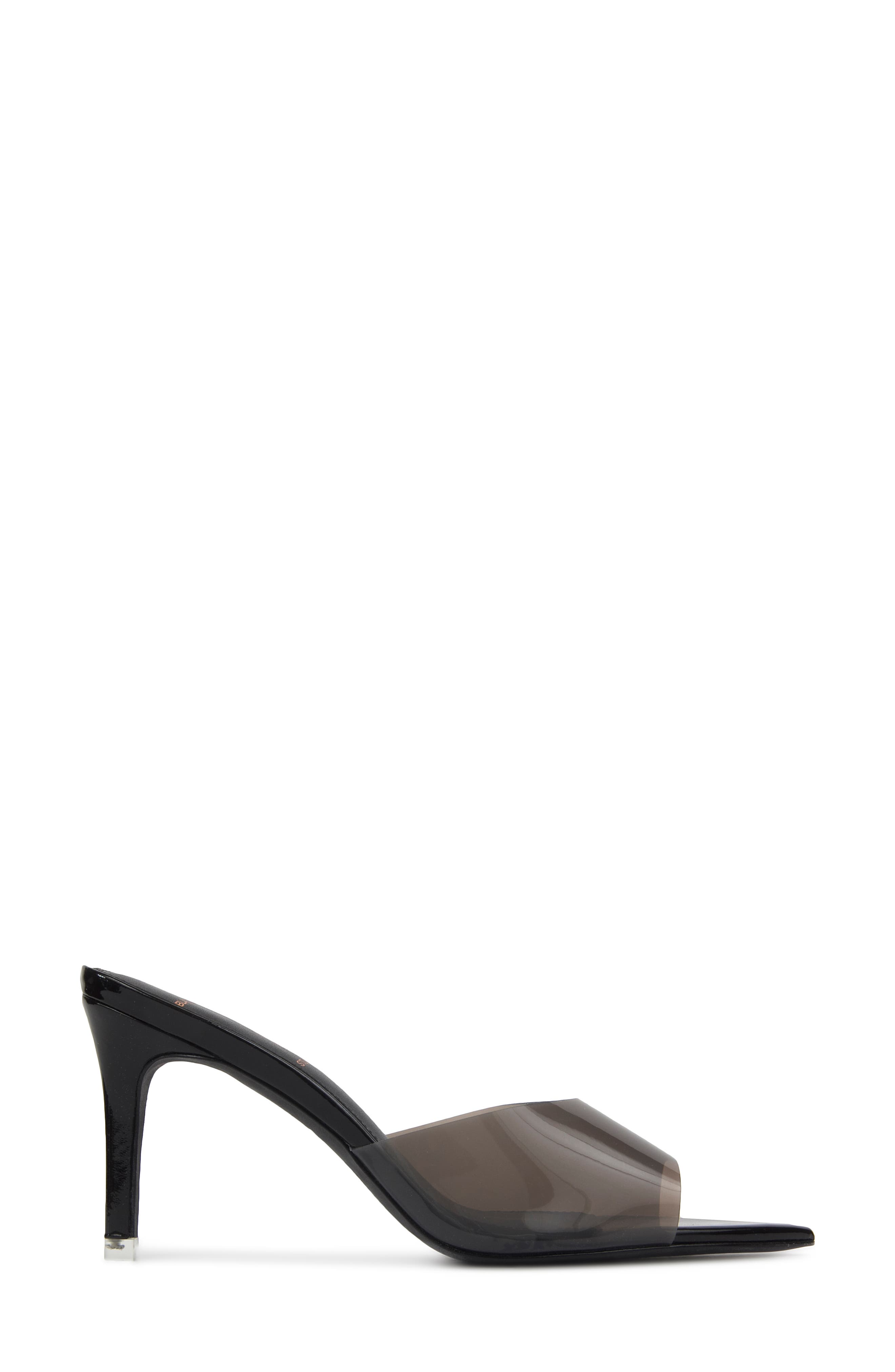 BLACK SUEDE STUDIO Belle Open Toe Pump, Alternate, color, 