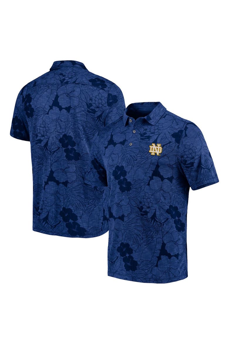 Men's Tommy Bahama Navy Notre Dame Fighting Irish Miramar Blooms Polo, Main, color, Navy