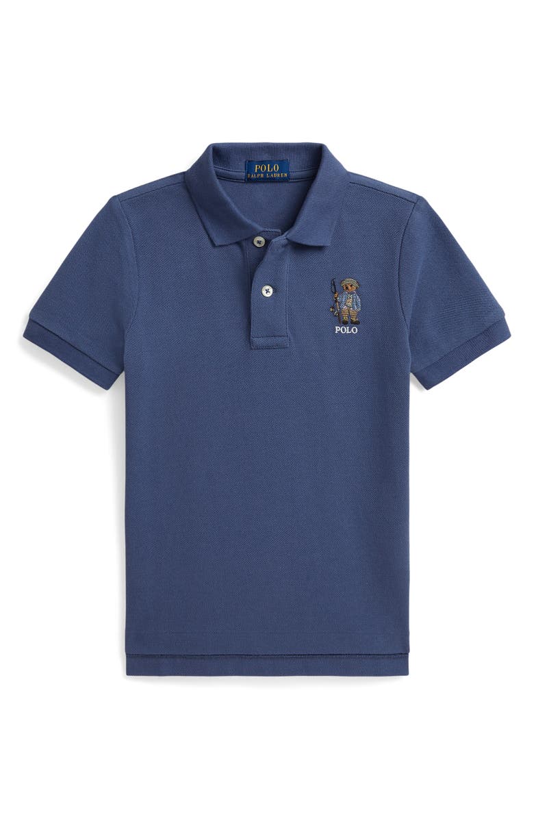 Polo Ralph Lauren Kids' Cotton Mesh Polo, Main, color, Old Royal
