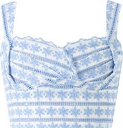 Marlo Kids Odessa Frill Embroidered Top