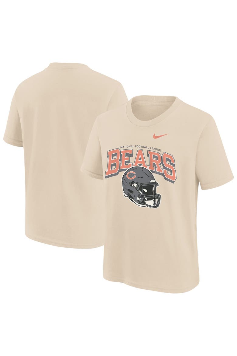 Youth Nike  Natural Chicago Bears Easy Lane T-Shirt, Main, color, Natural