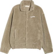 Museum of Peace & Quiet Wordmark Faux Shearling Work Jacket