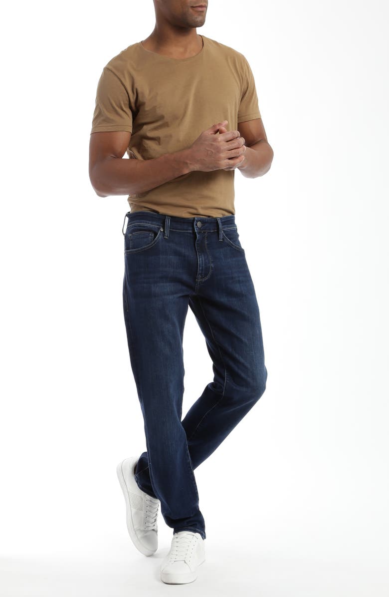 Mavi Jeans Marcus Slim Straight Leg Jeans, Alternate, color, Dark Blue Supermove