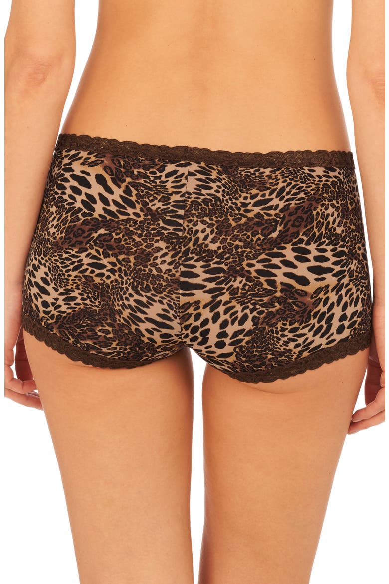 Pure Luxe Boyshorts, Alternate, color, JAVA LUXE LEOPARD PRINT
