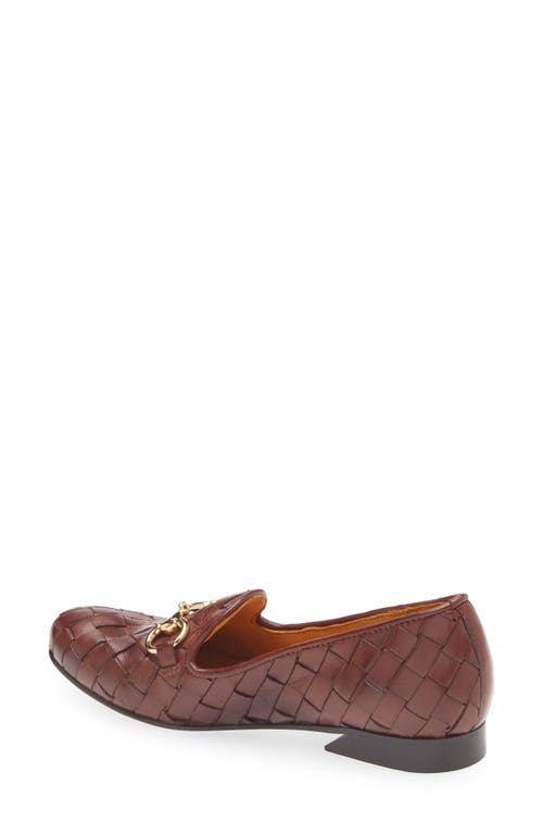 Robert Zur Letti Bit Woven Loafer In Luggage