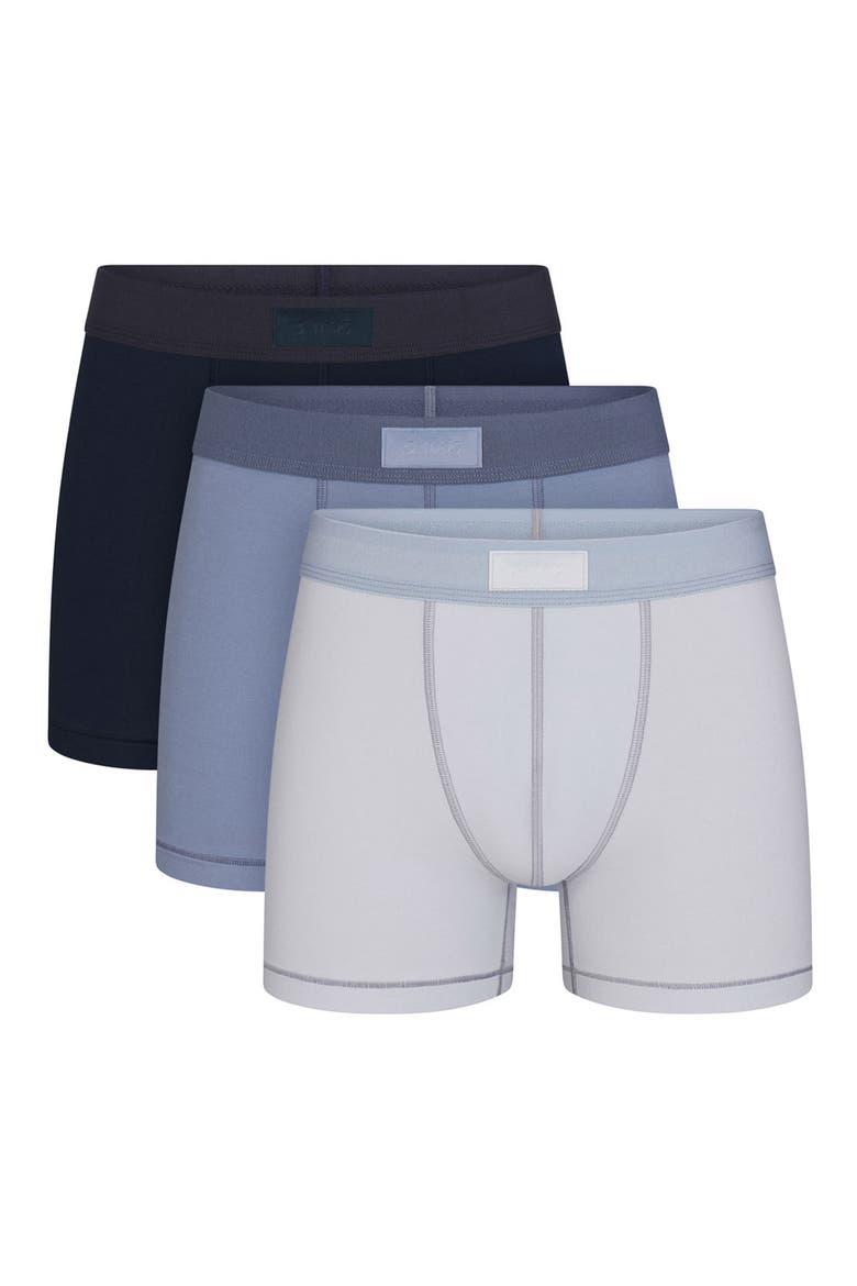 3-Pack Cotton & Modal Boxer Briefs, Alternate, color, NIMBUS MULTI