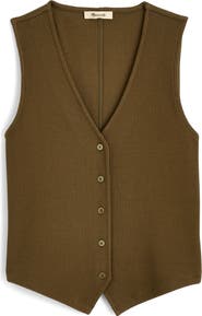 Madewell Rib V-Neck Vest