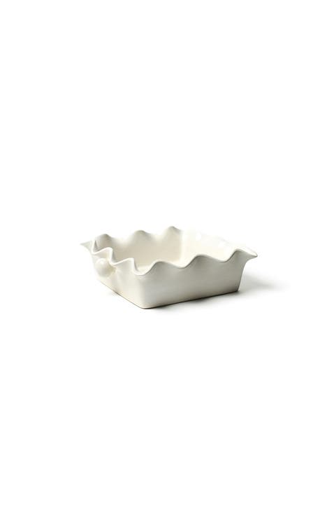 Signature White Square Ruffle Casserole