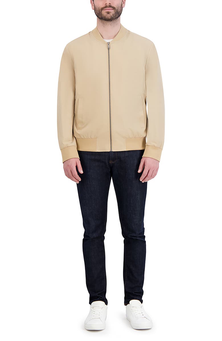 Cole Haan Bomber Jacket, Alternate, color, Khaki
