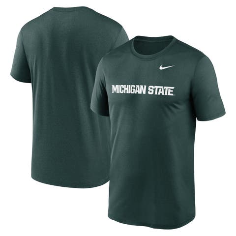 Men's Nike Green Michigan State Spartans Primetime Legend Wordmark T-Shirt