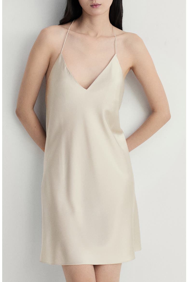 Stretch Silk Nightgown, Main, color, LIGHT/ PASTEL GREY