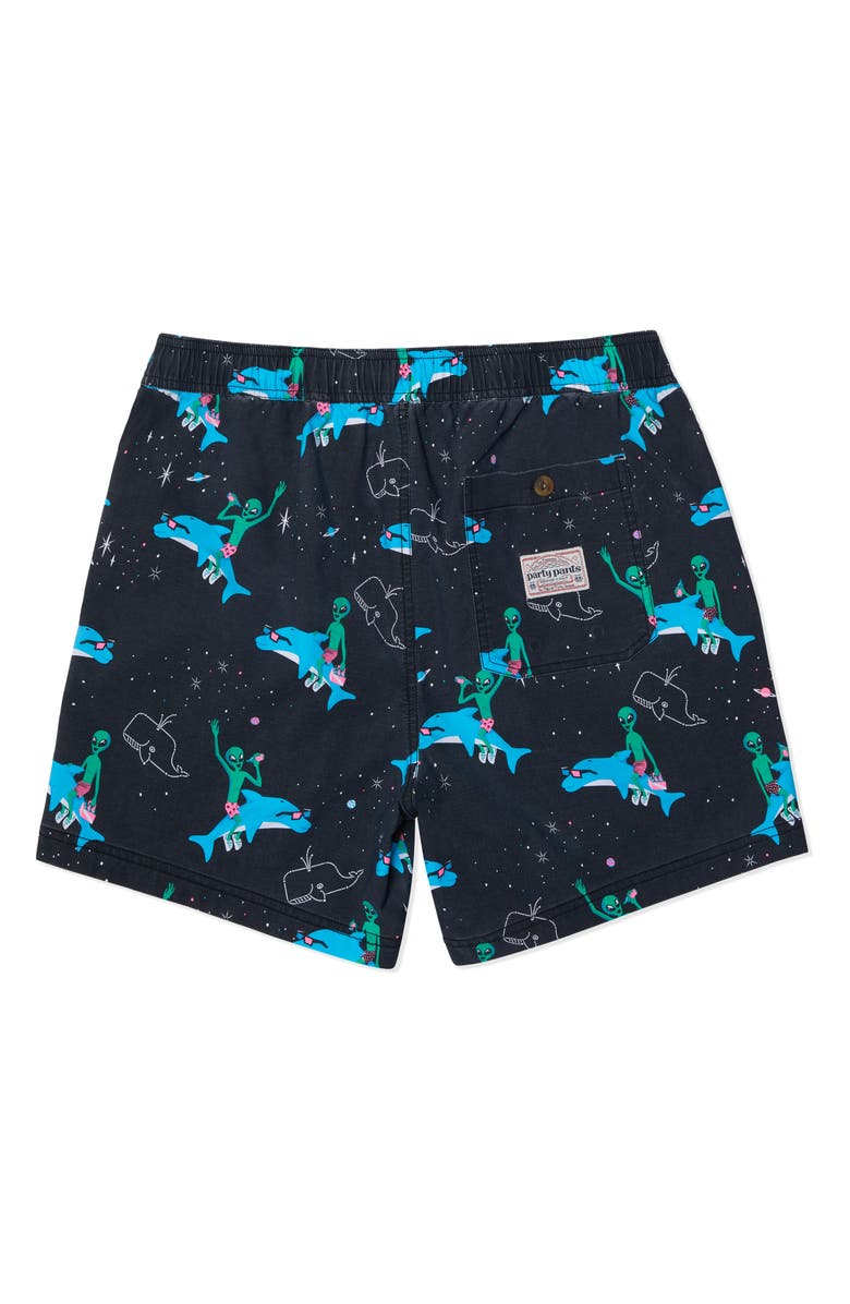 Party Pants Nice Dreams Swim Trunks, Alternate, color, Black