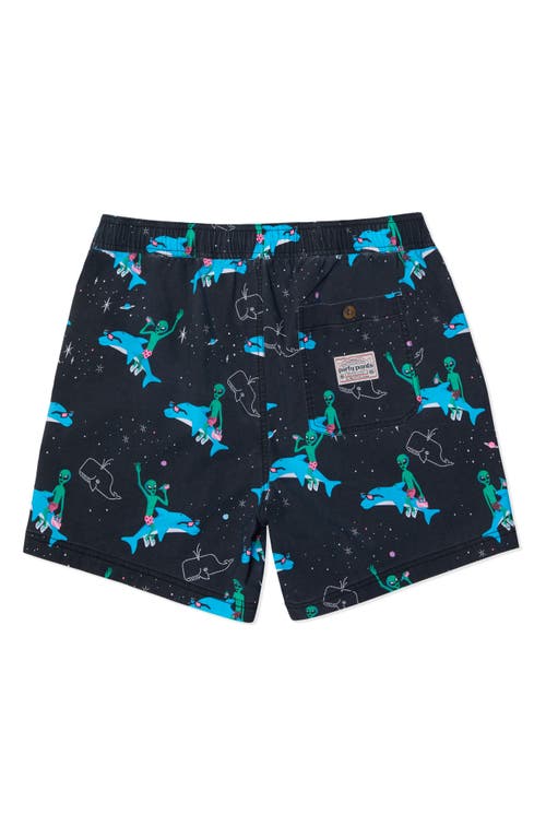 Party Pants Nice Dreams Swim Trunks In Black