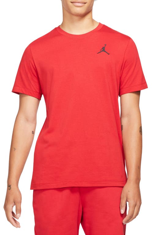 Shop Jordan Jumpman Embroidered T-shirt In Gym Red/black