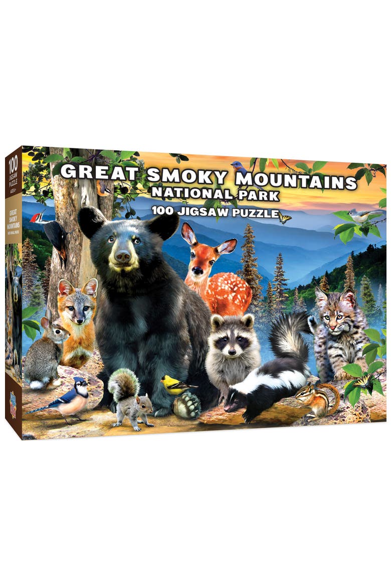 Wildlife of Smoky Mountains 100 Puzzle, Main, color, Multicolor