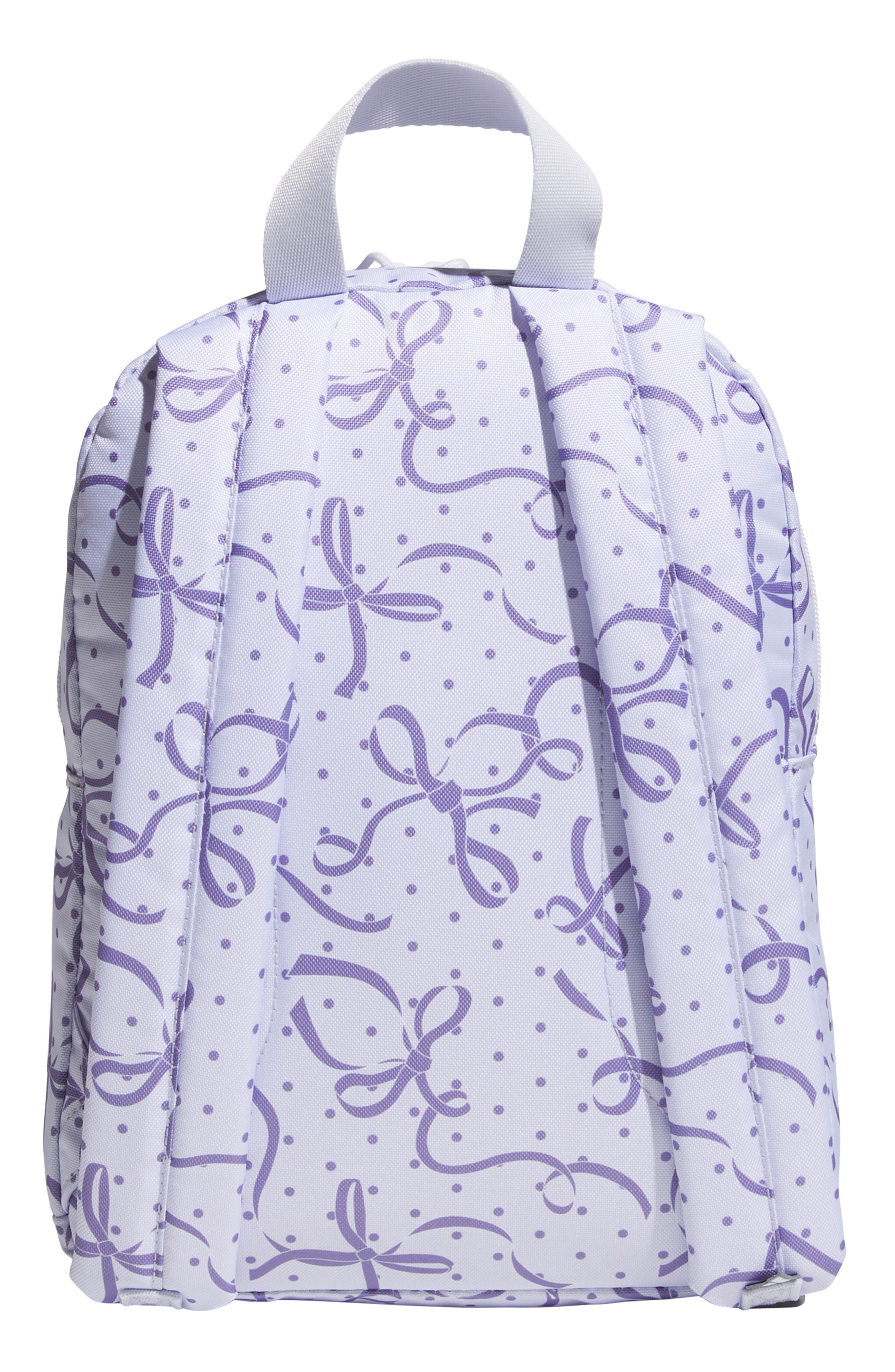 Kids' Gotta Have It Midi Backpack, Alternate, color, BOW PRINT PURPLE/ WHITE