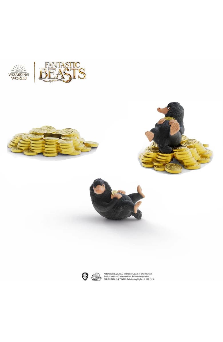 Schleich Wizarding World Niffler & Gold, Collectible Toy Figurine, Kids 6+, Alternate, color, Multicolored