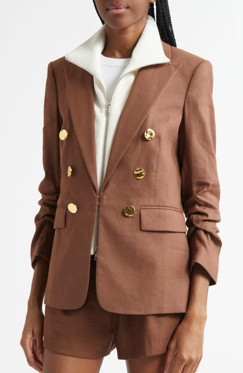 VERONICA BEARD VERONICA BEARD ELLE LINEN BLEND DICKEY JACKET 