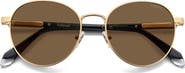 Polaroid 53mm Polarized Round Sunglasses