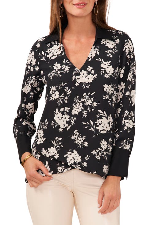 Floral Print Tulip Hem Top