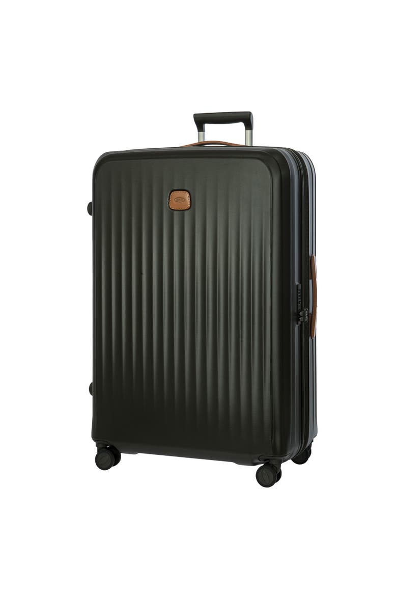 Taormina Hardside Expandable 32" X-Large Checked Spinner Luggage, Alternate, color, Olive