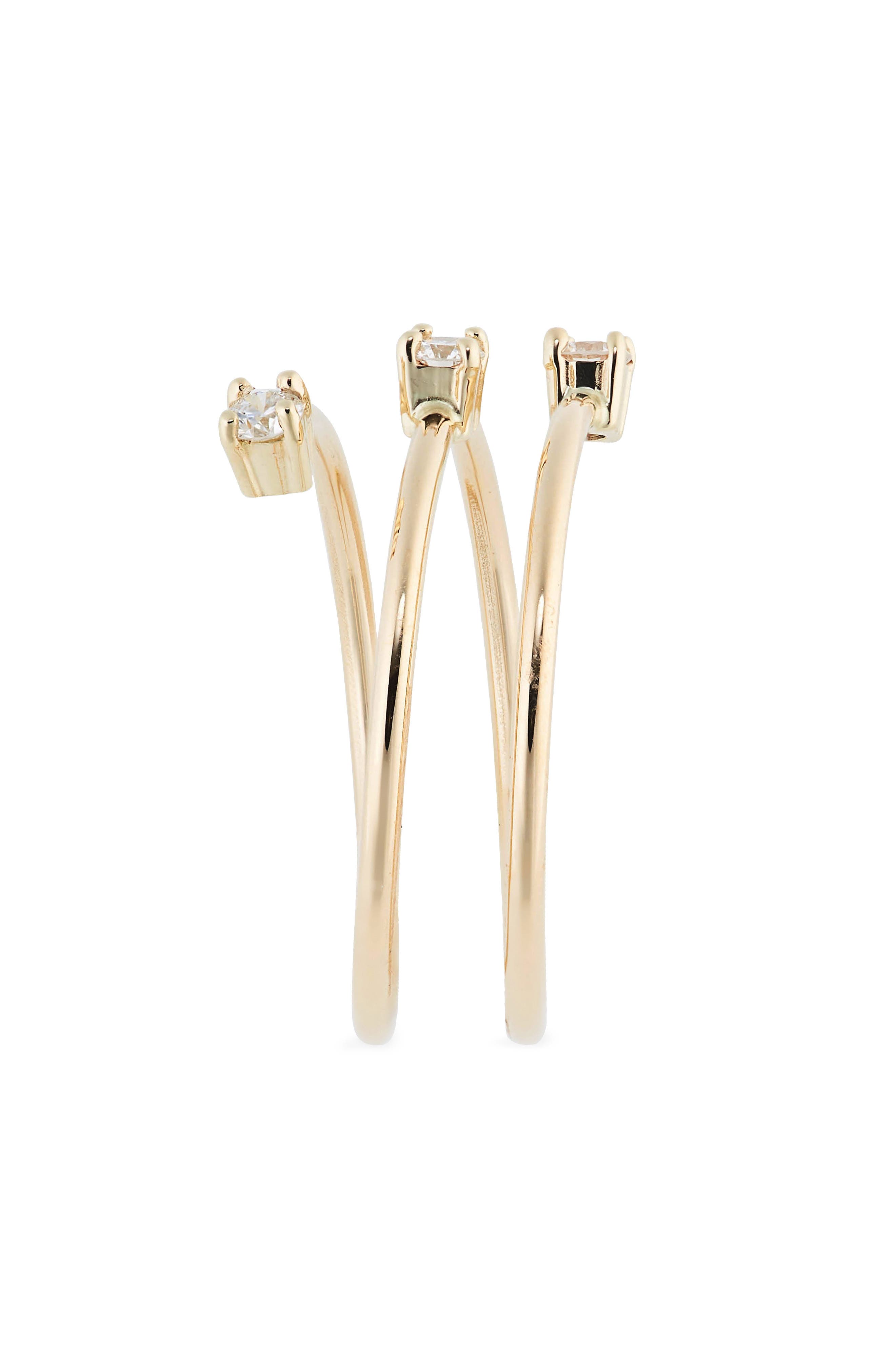 LANA Triple Diamond Wrap Ring | Nordstrom