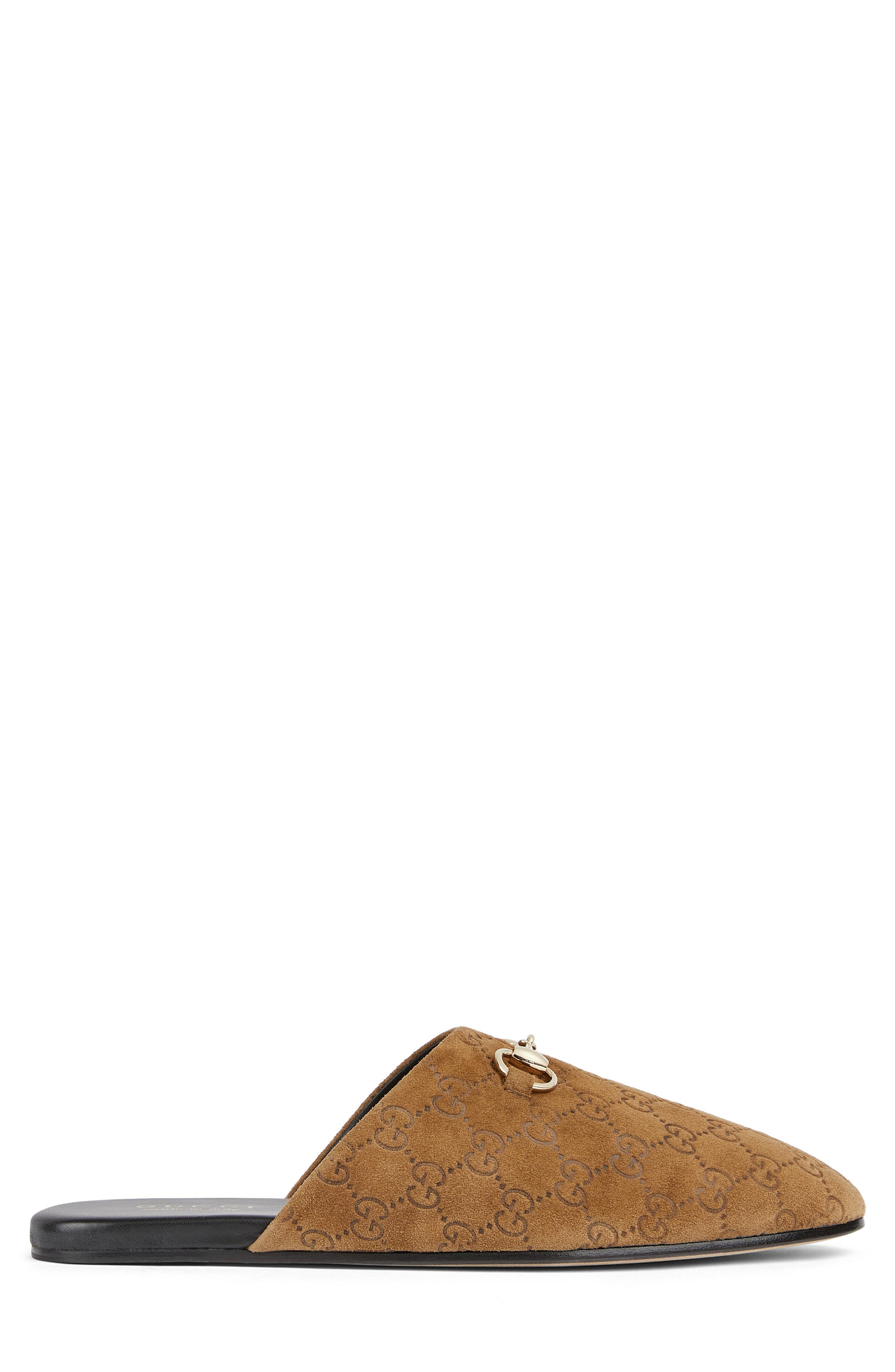 Gucci Lucy Horsebit Mule, Alternate, color, Dark Brown