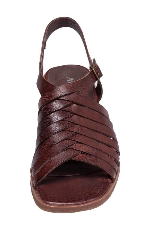 Antelope Leni Woven Slingback Sandal In Coffee