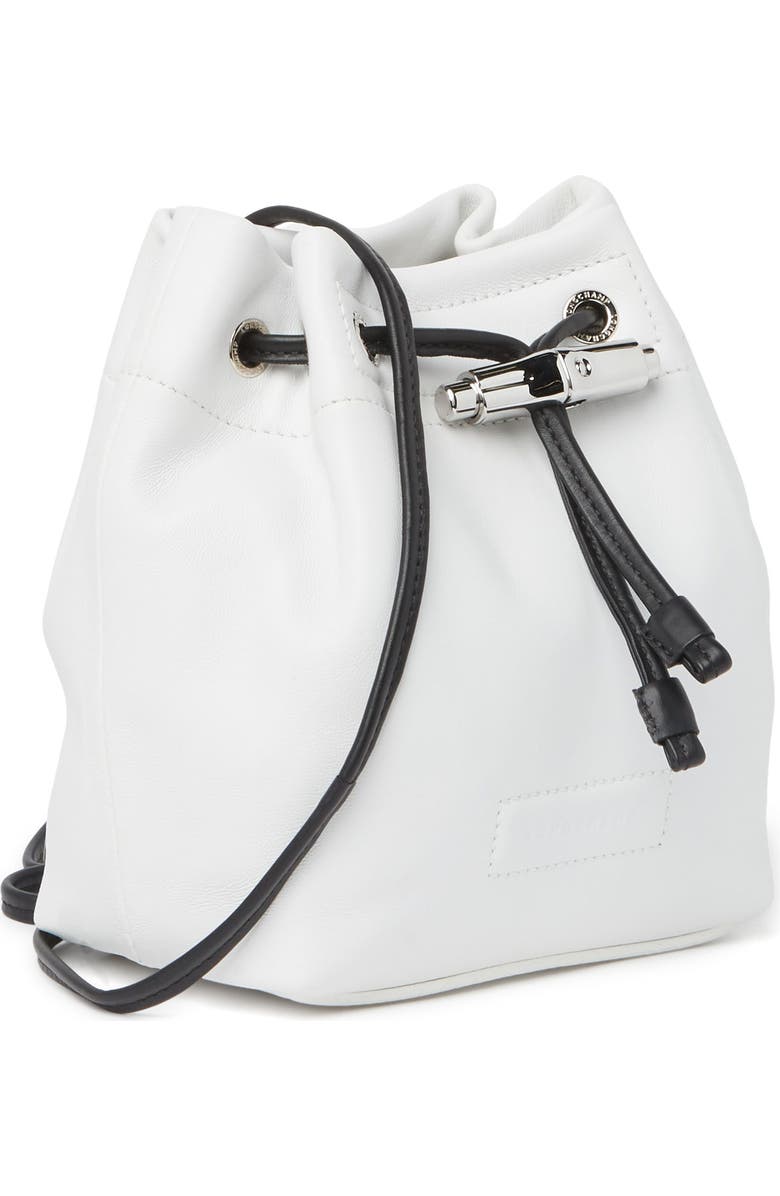 Longchamp Mini Bucket Bag, Alternate, color, White