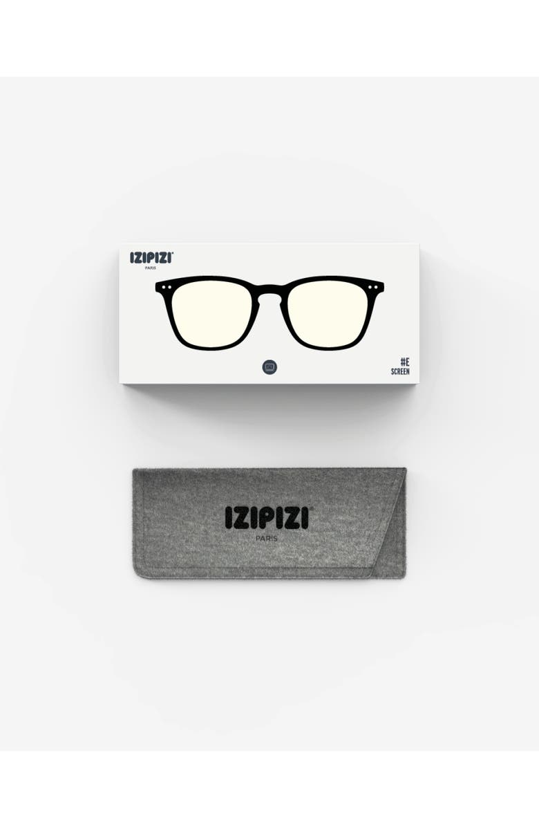IZIPIZI #E 49mm Trapeze Screen Glasses, Alternate, color, Black