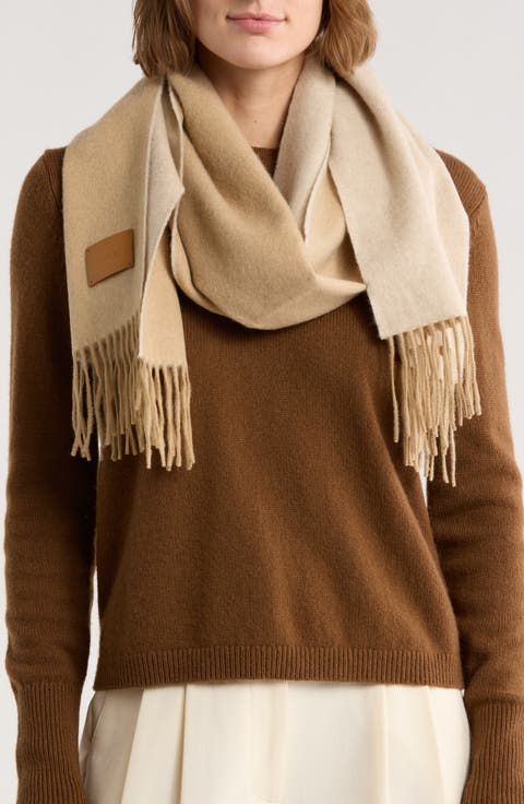 Wool & Cashmere Fringe Scarf