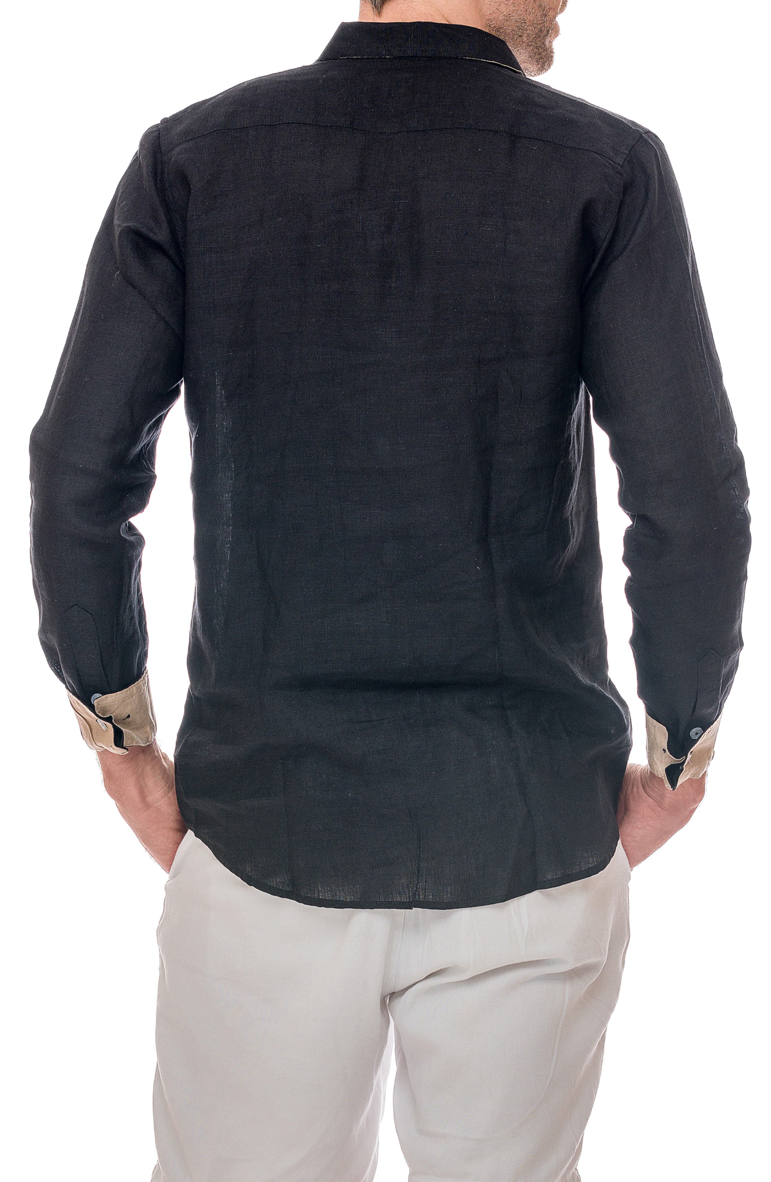Linen Button-Up Shirt - image 2