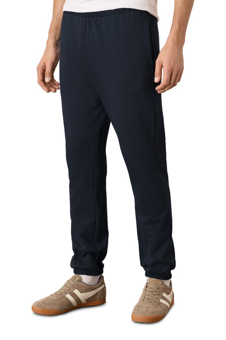 Organic Brushed Fleece Sweatpant, Alternate, color, Midnight Blue