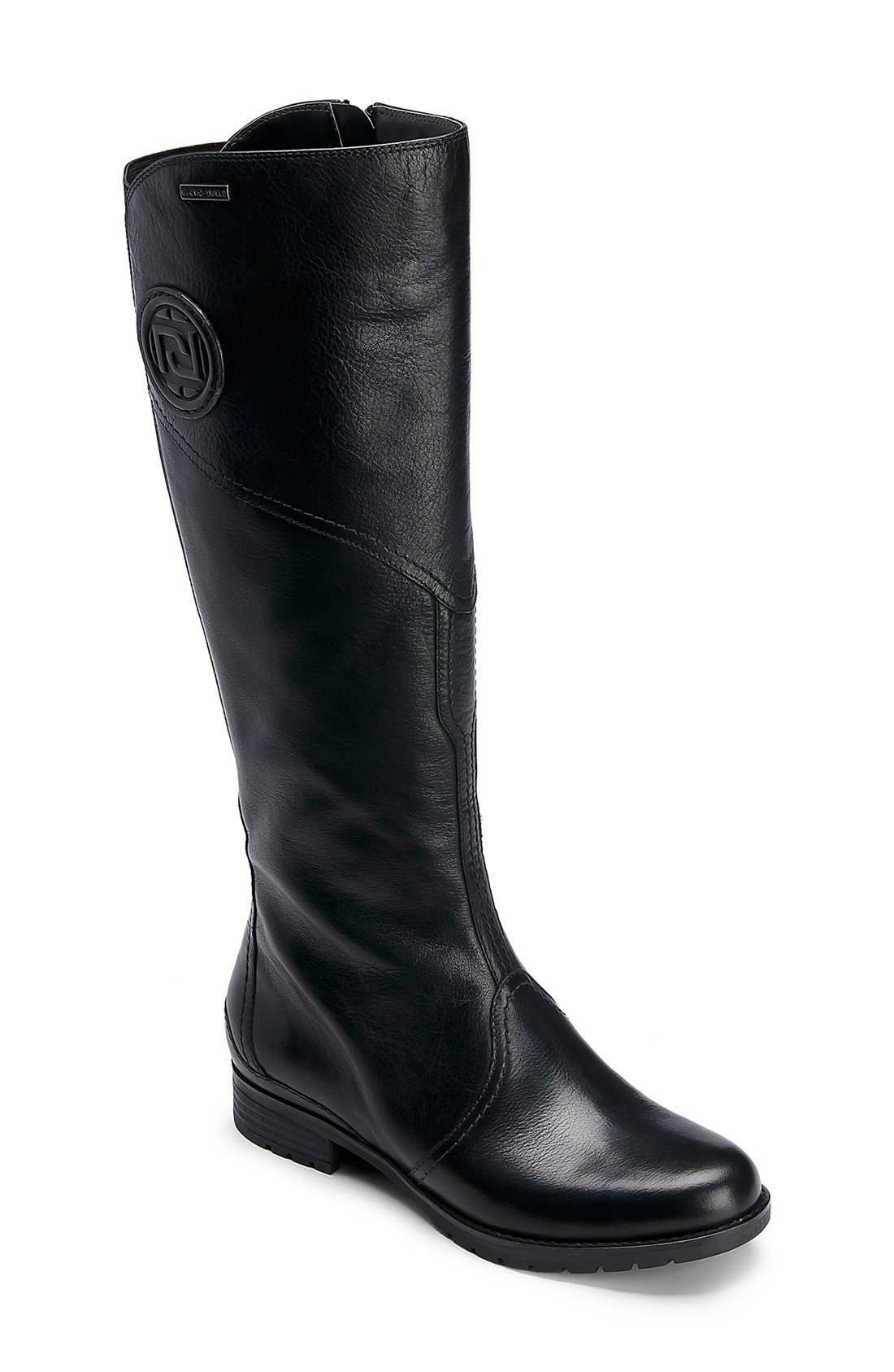 Rockport 'Tristina Gore' Waterproof Riding Boot, Main, color, 