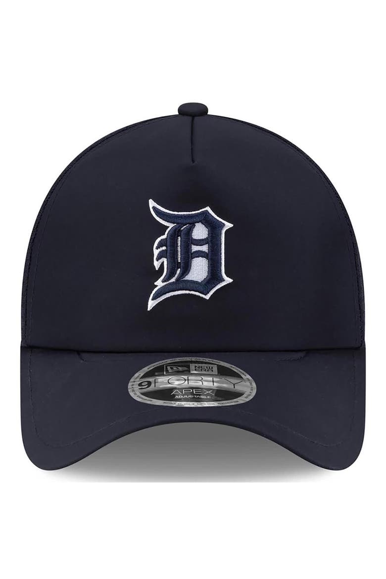 Men's New Era Navy Detroit Tigers 2026 Batting Practice Apex 9FORTY Adjustable Trucker Hat, Alternate, color, Navy